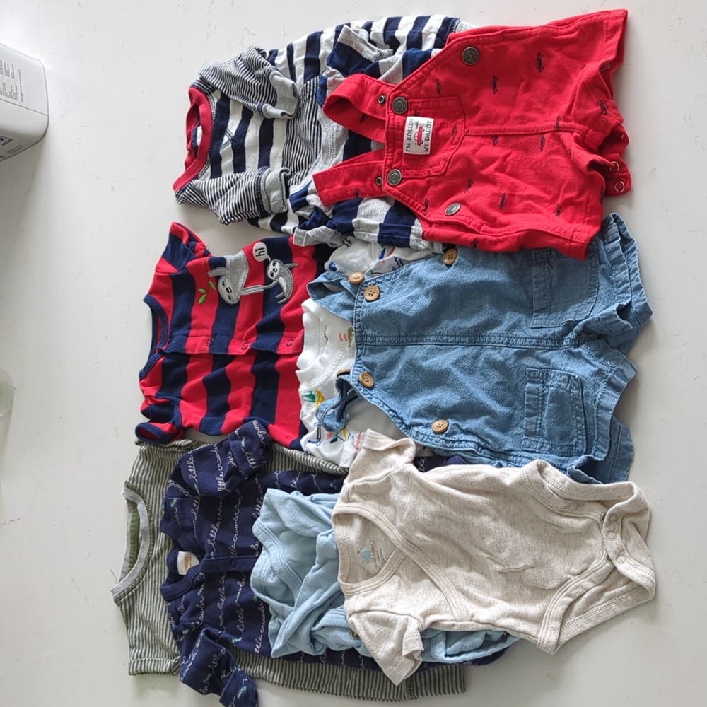 10pc Carter's bundle mixed brand baby boy